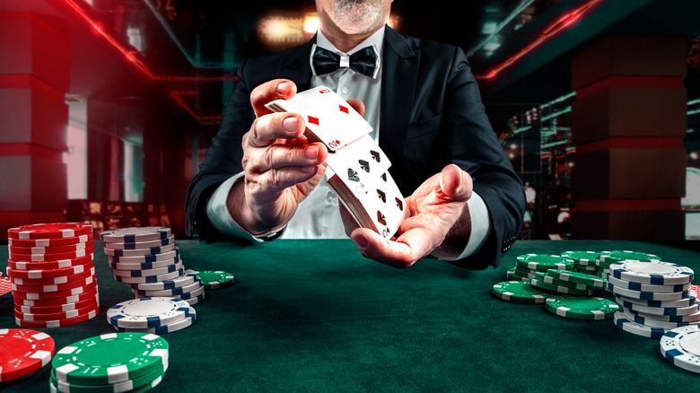 dealer at a casino