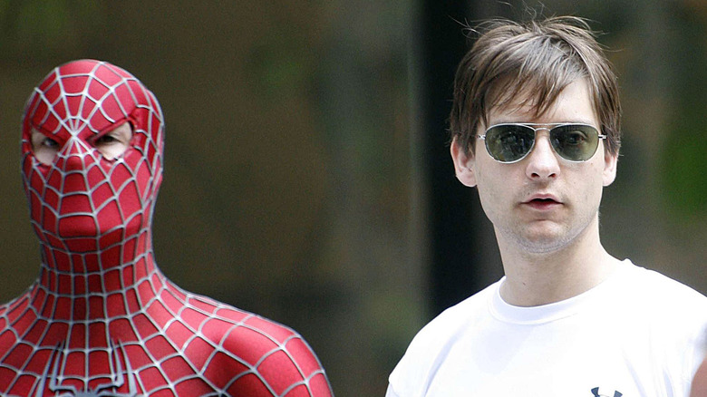 Tobey Maguire's Screen-Worn Spider-Man 2 Suit (2004)