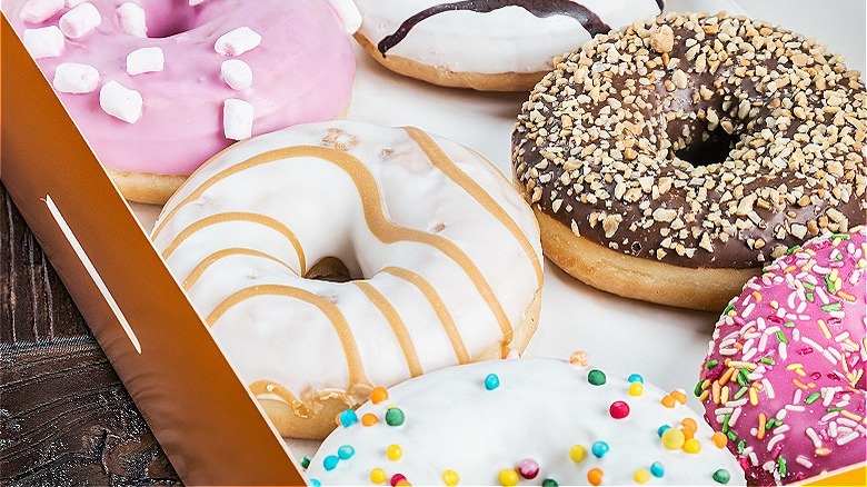 A box of donuts