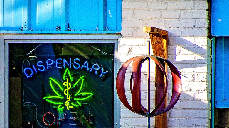 Front store of marijuana dispensary