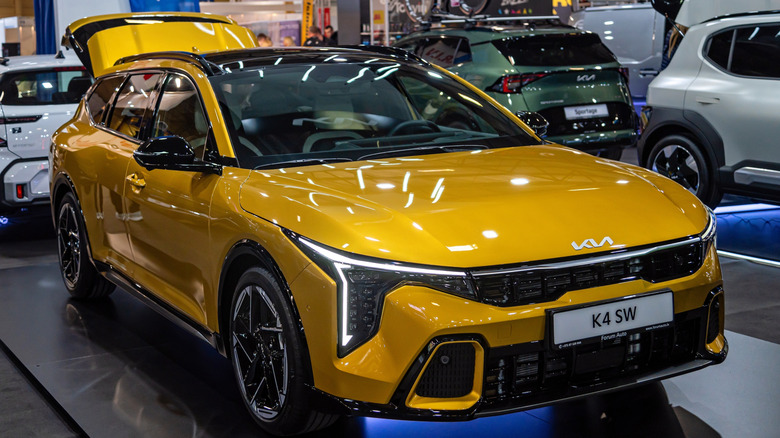 Kia K4 on display