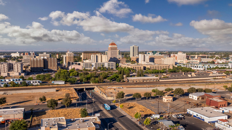 Fresno, California skyline