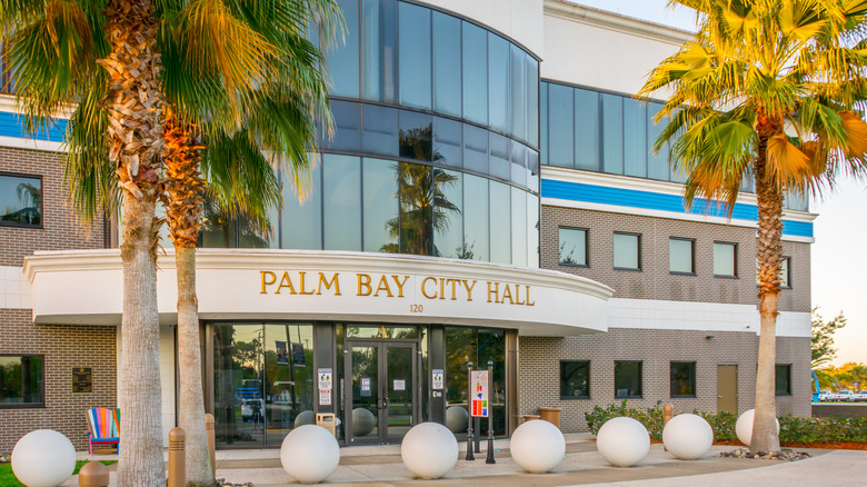 Palm Bay City Hall entrance