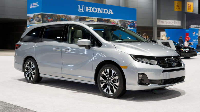 Honda Odyssey minivan showcased at the 2026 Chicago Auto Show