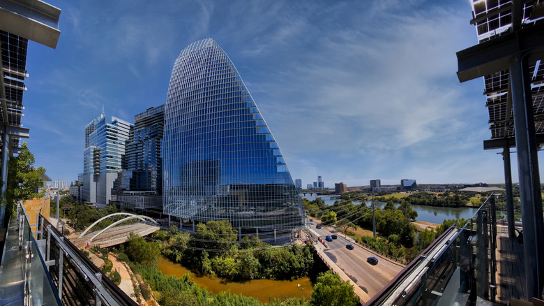 The new Google building in downtown Austin.