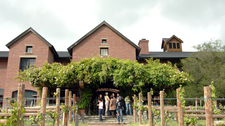 The exterior of Skywalker Ranch in California.