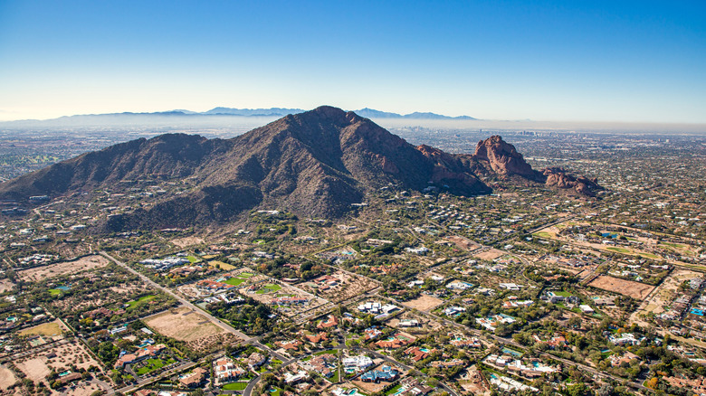 Paradise Valley and Camelback Mountain