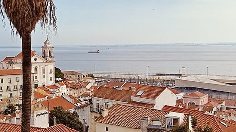 View over the Tagus River in Lisbon, Portugal