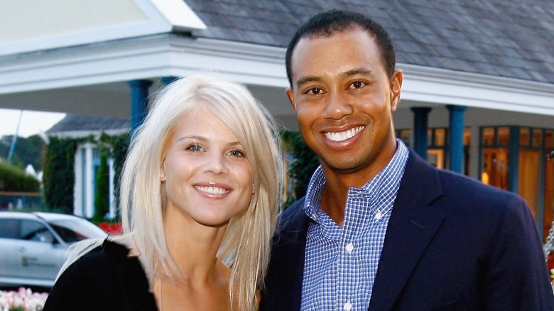 Tiger Woods and Elin Nordegren at The Welcome Dinner following the 2006 Ryder Cup at the K Club on September 19, 2006, in Straffan, Co. Kildare, Ireland