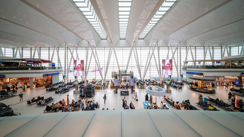 an airport terminal