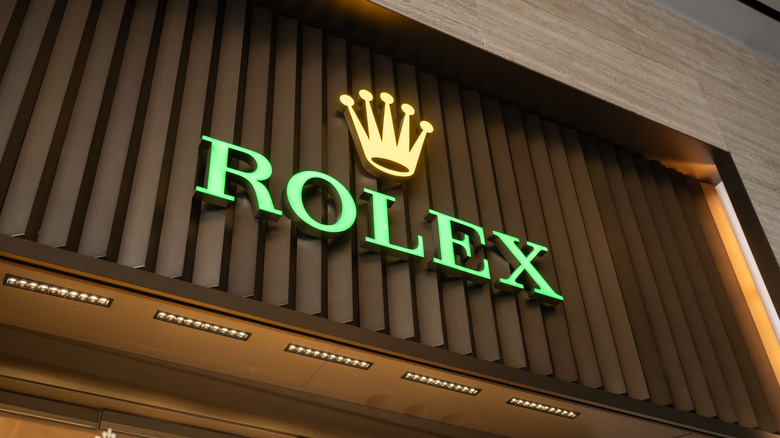 Rolex store logo
