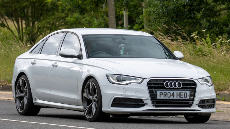 A white 2013 Audi A6