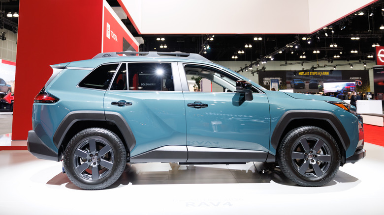 The 2026 Toyota RAV4 is on display