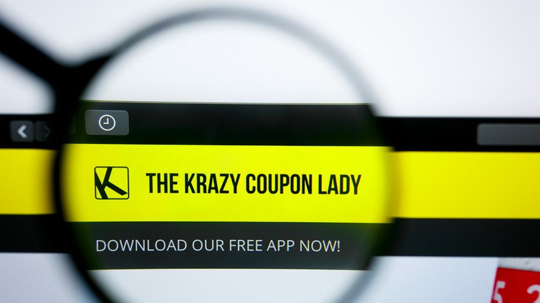 Online logo for Krazy Coupon Lady