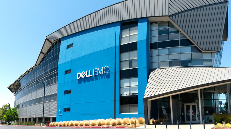 a Dell building