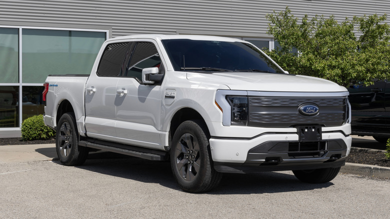 Used Ford F-150 Lightning EV display.