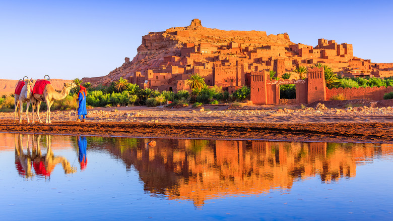 Ait-Ben-Haddou, Ksar or fortified village in Ouarzazate province, Morocco.