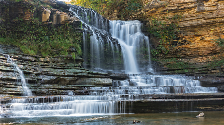 Cummins Falls At Cummins Falls State Park In Cookeville Tennessee
