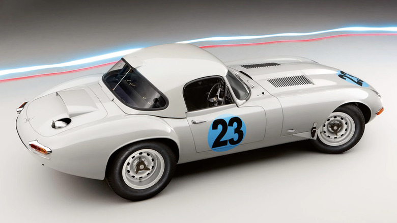 Jaguar E-Type lightweight race car