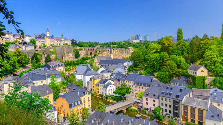 Luxembourg City skyline