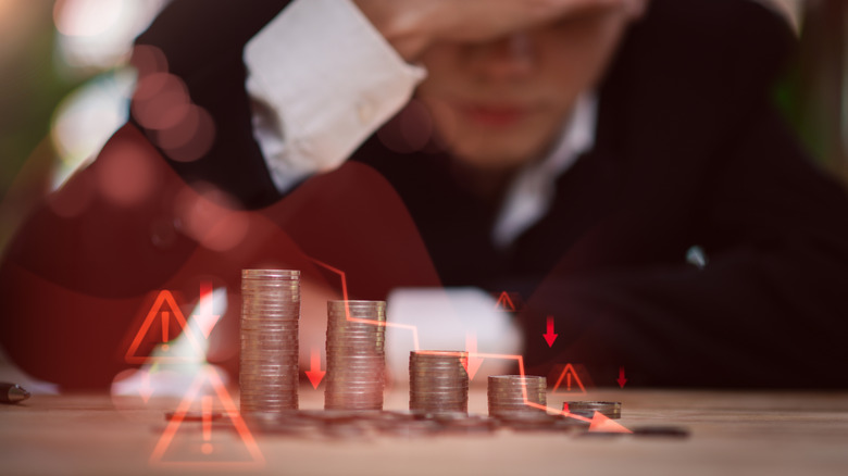 downward financial trend