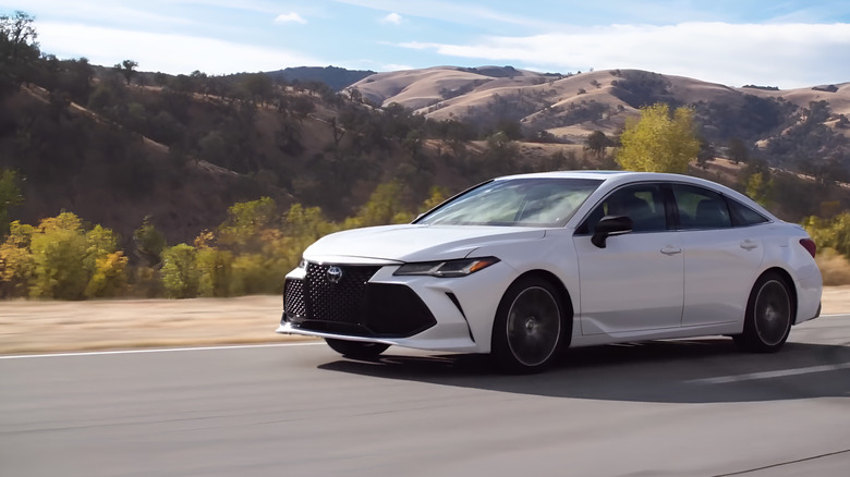A 2022 Toyota Avalon Cruising on an open road
