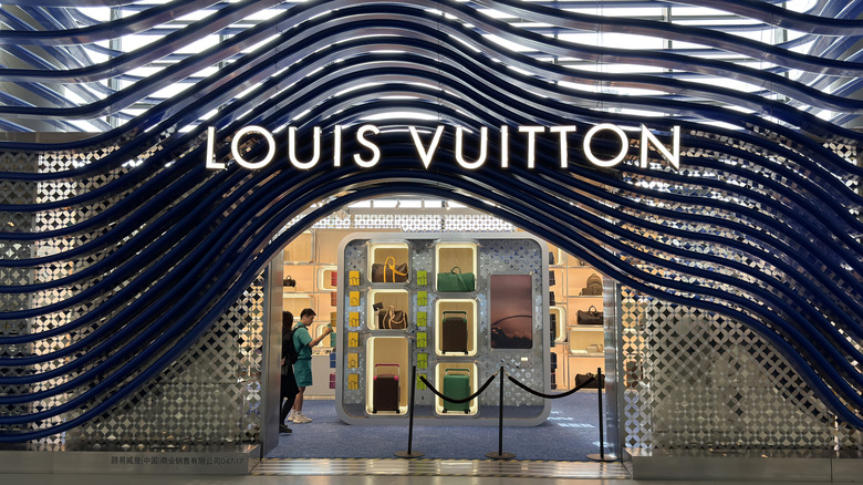 Louis Vuitton retail store at Shanghai Hongqiao International Airport
