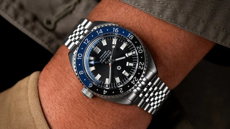 Jack Mason Dark Knight model GMT wristwatch