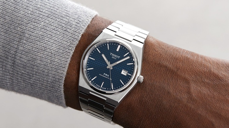 A Tissot PRX Powermatic 80 wristwatch