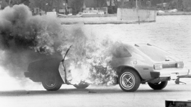 Ford Pinto exploding