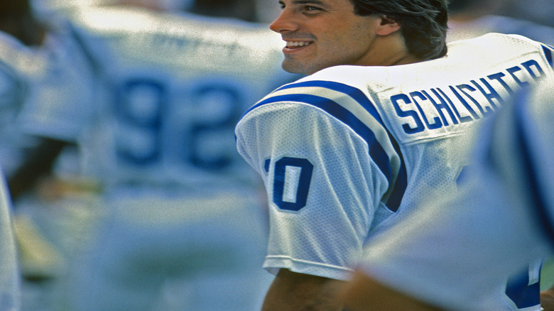 Art Schlichter during an NFL game