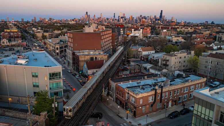 Bucktown aerial view.