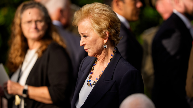 Education secretary makes a public appearance