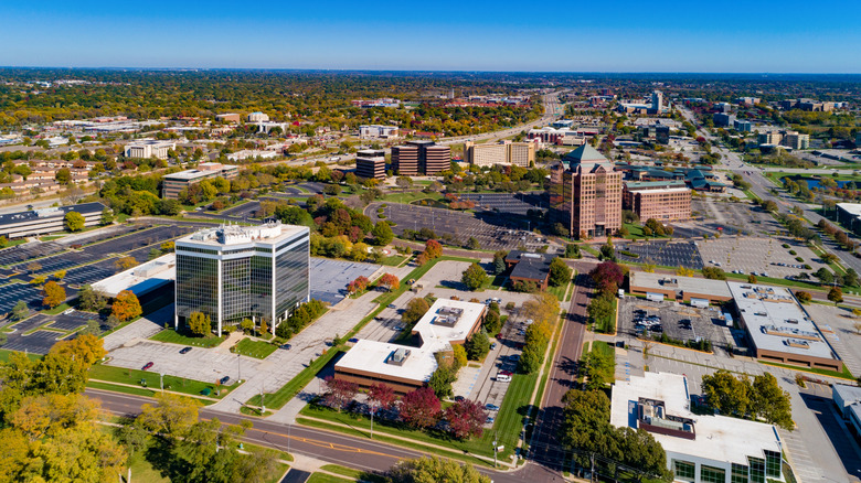 Aerial view of Overland Park