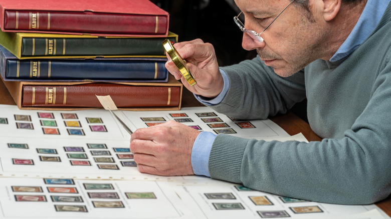 Stamp collection appraisal.