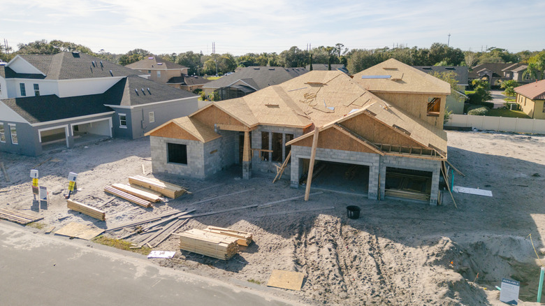 Home being built