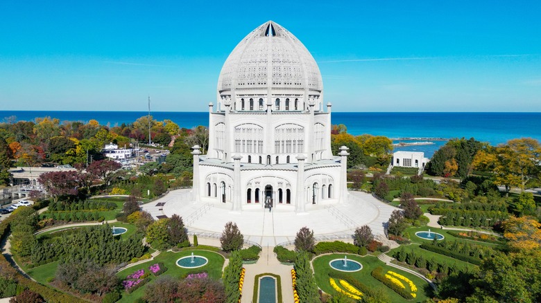 The Baha'i temple in Wilmette, IL.