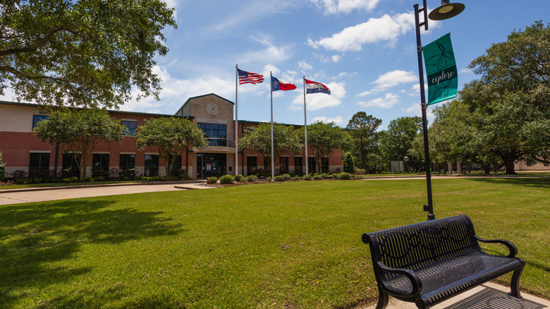 Friendswood City Hall, a small town in the Houston metro area.