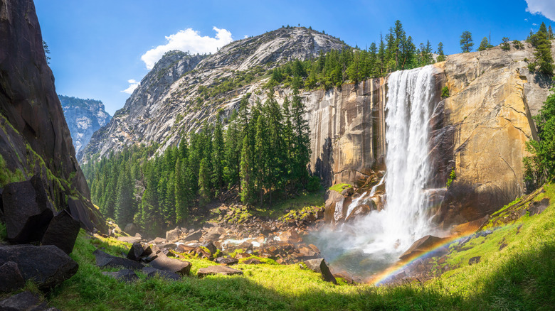 Waterfall at California's Yosemite National Park
