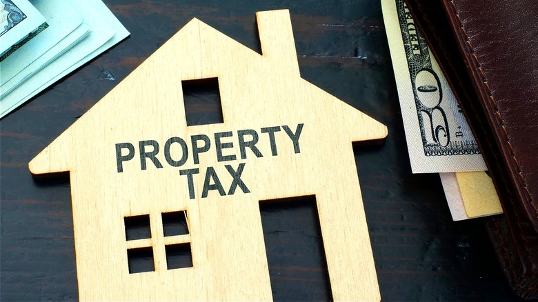 "Property Tax" on house cutout