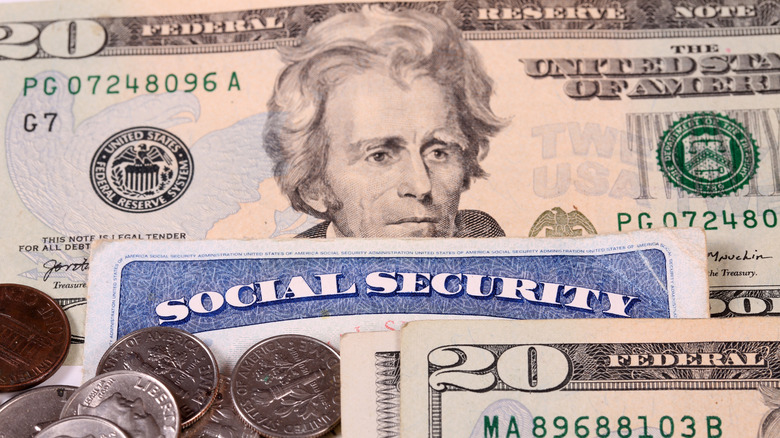 Money and Social Security card