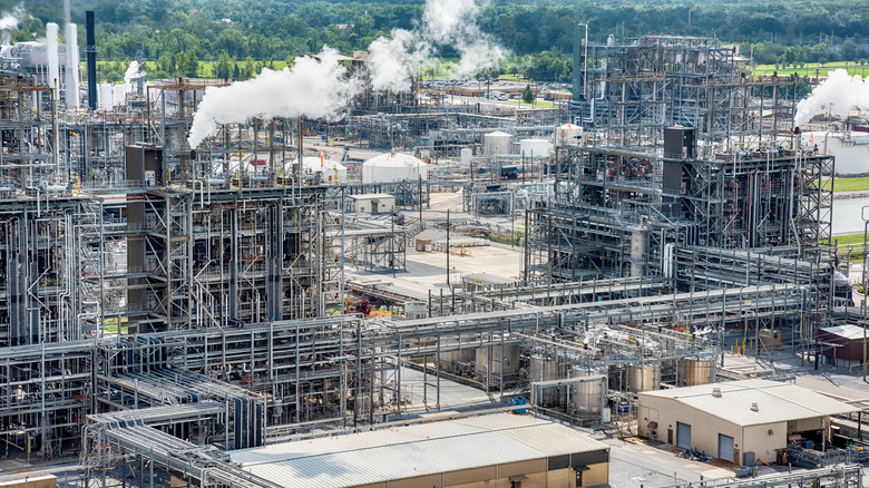 A chemical plant just outside New Orleans