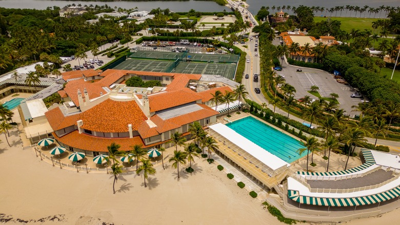Mar-a-Lago from above in 2023