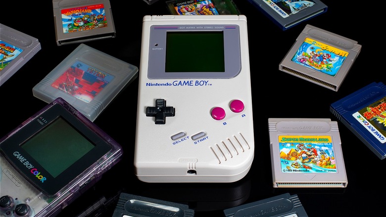 Nintendo Game Boy with games