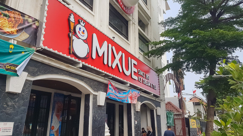 Mixue outlet at Jakarta