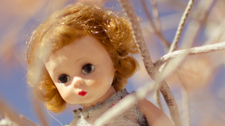 Madame Alexander doll with red lips