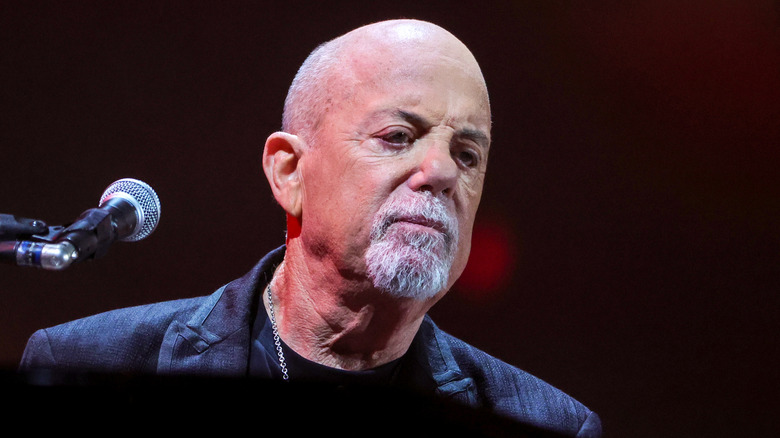 Billy Joel looking stern