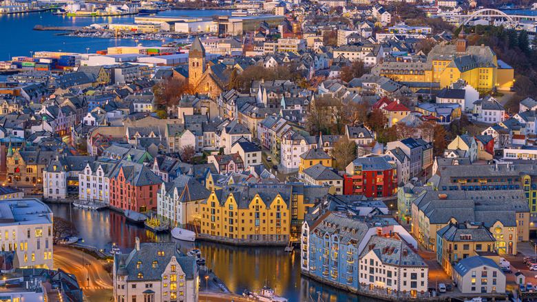 View of Alesund, Norway