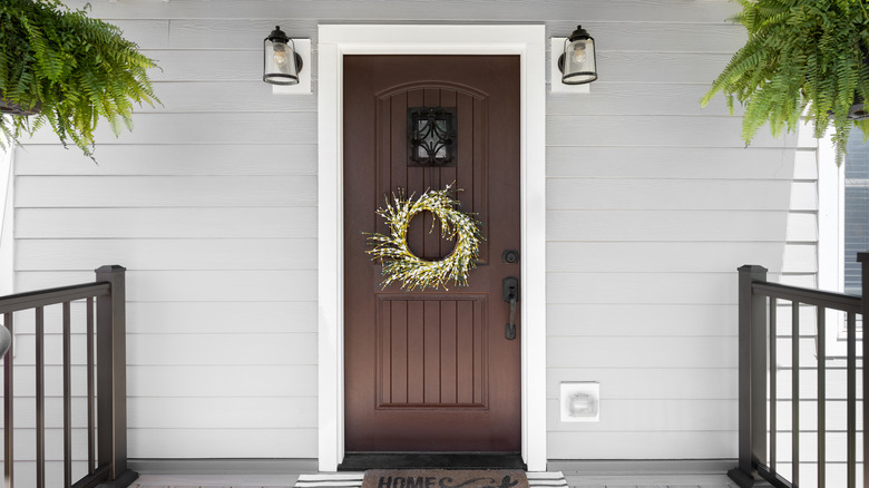 Front door of a house