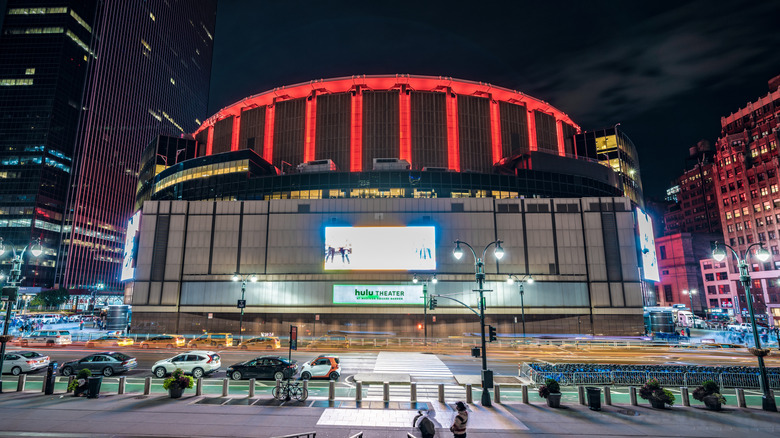 Madison Square Garden at night